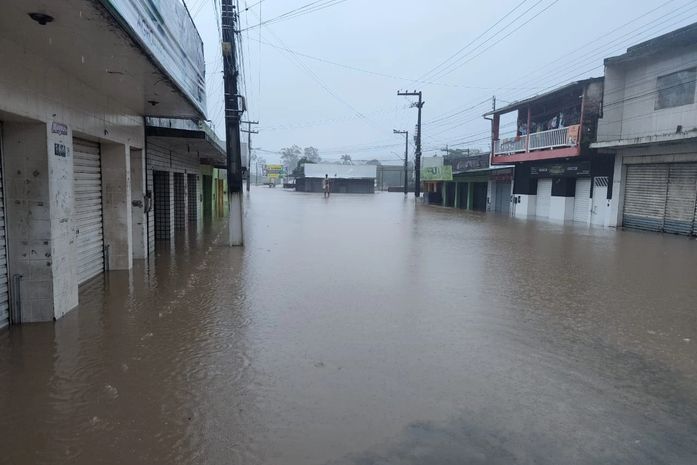 Enchente em União dos Palmares