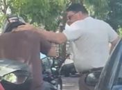 Vídeo: Motorista armado agride e ameaça motociclista na Av. Fernandes Lima