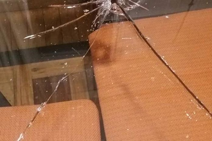 Nossa casa acaba de ser invadida por uma bala perdida- conta Ana.