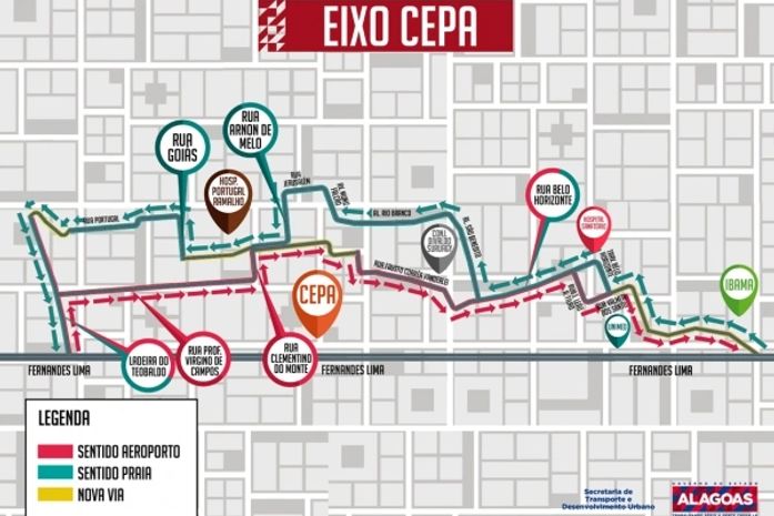 Eixo viário do CEPA