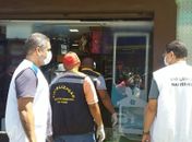 Fiscalização flagra jogo de vôlei, festa e lojas descumprindo decreto de emergência