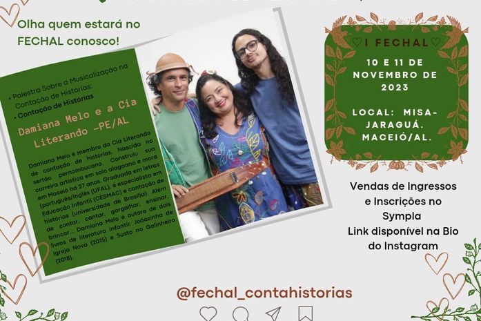 Fruto de amor e sonhos, Festival de Contadores de Histórias é realizado pela primeira vez em Alagoas