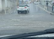 Chuvas caídas nesta terça (31) em Arapiraca provocou alagamentos em vários pontos da cidade 
