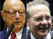 Esperidião Amin e Renan Calheiros