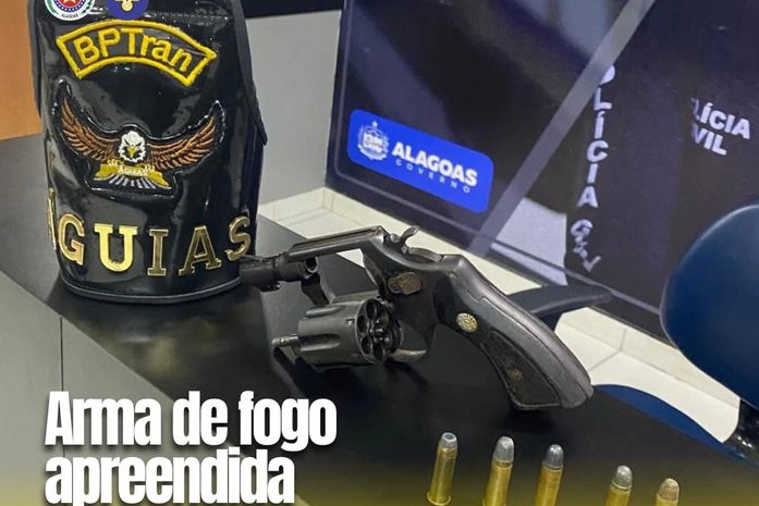 Homem é preso com armas e munições próximo ao Cepa, em Maceió