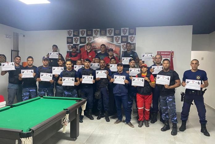 Prefeitura de Santana do Mundaú capacita guardas municipais em curso de armamento e tiro