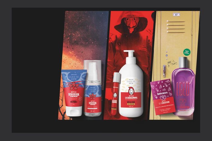 O Boticário e Netflix se unem em parceria exclusiva e lançam produtos inspirados em séries