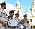 Banda de Pífanos Esquenta Muié se apresenta no Giro das Tradições, nesta terça-feira (14), no Theatro Homerinho