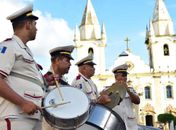 Banda de Pífanos Esquenta Muié se apresenta no Giro das Tradições, nesta terça-feira (14), no Theatro Homerinho
