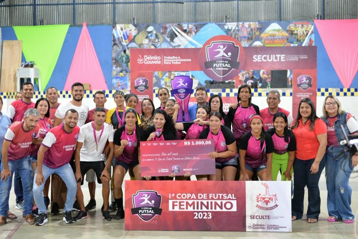Damas da Bola é a grande Campeã da I Copa Feminina de Futsal Delmirense