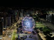 Roda Maceió inicia testes de luz e se aproxima da inauguração na orla da capital