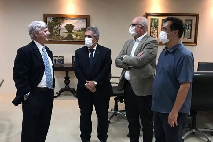 Severino Pessoa visita governador em exercício Klever Loureiro e enaltece atuação do juiz Orlando Rocha