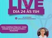 Sala do Empreendedor realiza live sobre compras públicas, nesta terça-feira(24)
