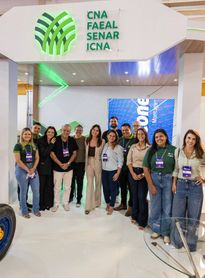 Sistema CNA/FAEAL/SENAR/ICNA inicia participação no NEON 2026 com visita de Giovanna Antonelli e lançamento do Agri Summit Brazil 2027