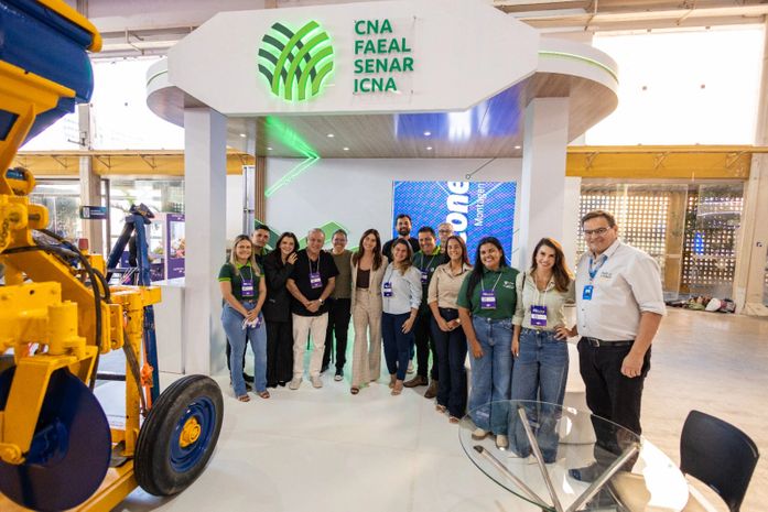 Sistema CNA/FAEAL/SENAR/ICNA inicia participação no NEON 2026 com visita de Giovanna Antonelli e lançamento do Agri Summit Brazil 2027