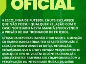 Escolinha de futebol CHUTS esclarece que não tem relação com treinador preso em Maceió