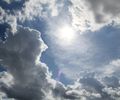 Previsão é de sol entre nuvens