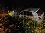 Motorista sem habilitação perde controle de carro e provoca acidente na AL 220