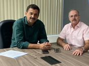 Presidente do Conagreste, Marlan Ferreira, se reúne com prefeito de Taquarana, Geraldo Cícero