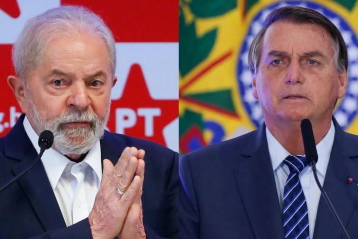 Lula lidera sobre Bolsonaro