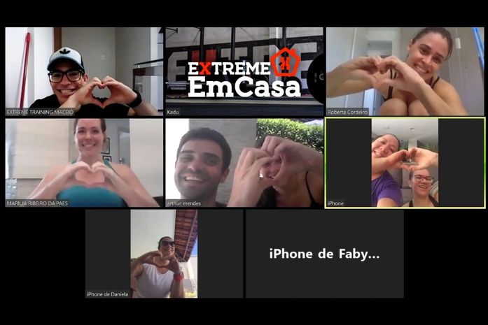 Extreme criou treino em casa através de plataforma digital