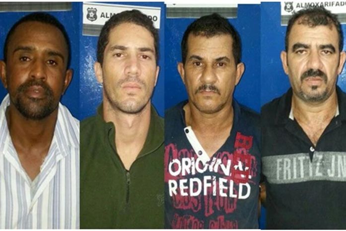 Quatro pessoas são presas acusadas de assaltar fazenda no interior