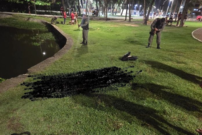 Bombeiros resgatam corpo de homem encontrado na Lagoa da Anta