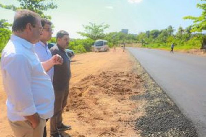 Prefeito Luciano acompanha obras de ampliação da Marginal do Piauí