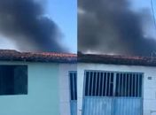 Incêndio assusta moradores e mobiliza bombeiros no Benedito Bentes, em Maceió