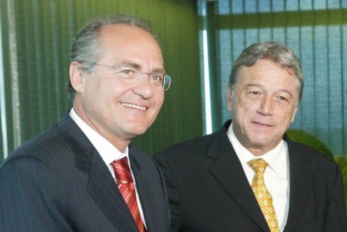 Senador Renan Calheiros (MDB) e o ex-governador Teotônio Vilela Filho (PSDB)