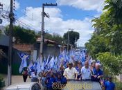 Alfredo Gaspar surpreende em caminhada que encheu as ruas de Palmeira dos Índios