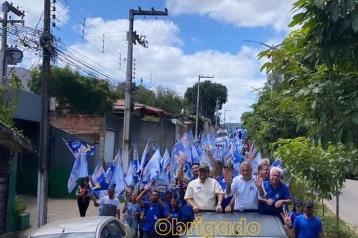 Alfredo Gaspar surpreende em caminhada que encheu as ruas de Palmeira dos Índios