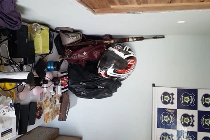 Objetos roubados pelos adolescente foram devolvidos para as vítimas.