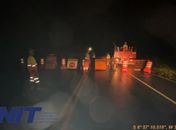 Deslizamento de pedras interdita trecho da BR-416 entre Colônia Leopoldina e Ibateguara