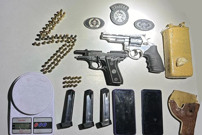 3º BPM apreende armas, drogas e veículos roubados