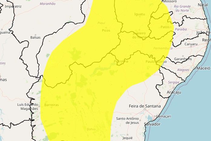 Inmet emite alerta de perigo potencial de baixa umidade do ar para municípios de AL; confira 