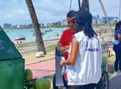 Ação da Vigilância Sanitária orienta comerciantes e consumidores nas Orlas de Maceió