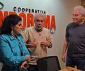 Thereza Collor e  esposo se encantam com dimensão da Cooperativa Pindorama