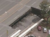 Viaduto desaba no centro de Brasília; de acordo com os bombeiros, acidente não deixou feridos