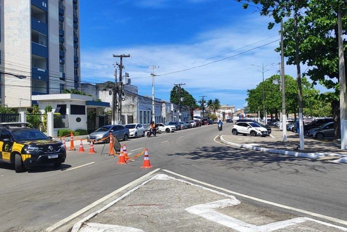Avenida da Paz será interditada nos dois sentidos para serviço da BRK Ambiental