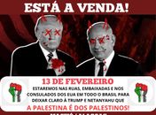 Ato em Maceió denuncia plano de transformar Gaza na 'Riviera do Oriente Médio'