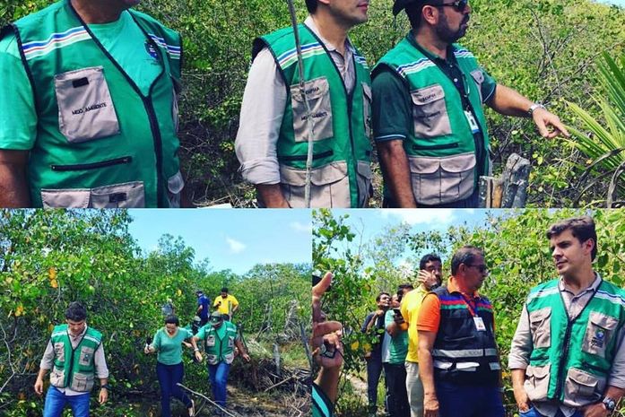 Equipes da prefeitura flagraram irregularidades em área de preservação