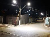 Prefeitura de Branquinha conclui instalação de lâmpadas de LED no centro da cidade