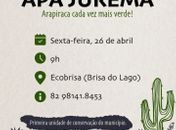 Luciano Barbosa assina, nesta sexta (26), a homologação da APA Jurema, no Brisa do Lago  