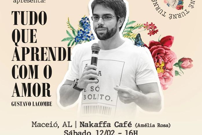 Escritor carioca Gustavo Lacombe lança livro em Maceió