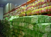 Central de Abastecimento recebe estoque de fraldas 