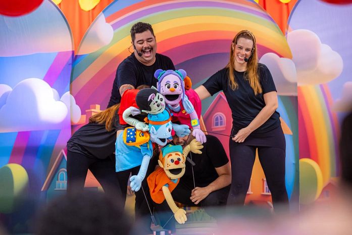 Os Divertudos estreiam espetáculo musical com fantoches em Maceió nos dias 3 e 10 de julho