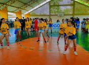 Têm início os Jogos Internos Lajenses. Cerca de 200 alunos participaram da abertura oficial