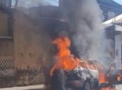 Dono de carro destruído por incêndio em Arapiraca inicia campanha após perda total do veículo