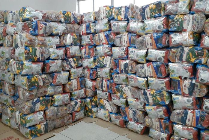 Prefeitura de São Miguel dos Campos distribui mais de 1.600 cestas básicas às famílias miguelenses